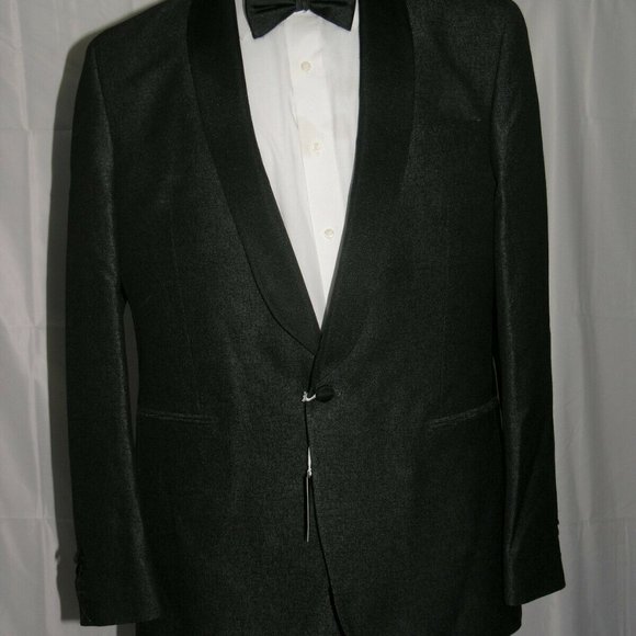 Michael Bastian One Button Shawl Collar Tuxedo 44L - Picture 4 of 11